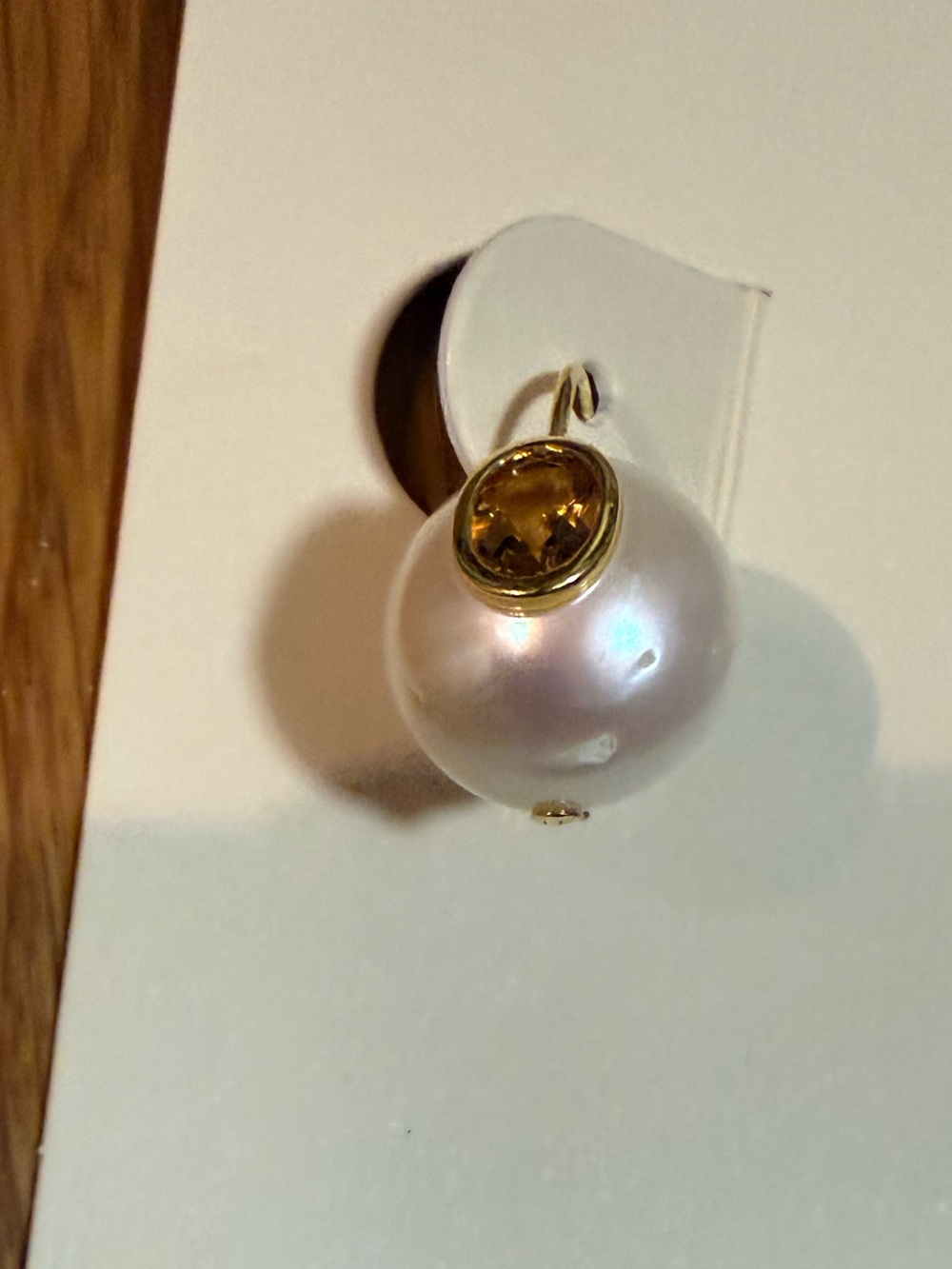 Pearl Pablo Earrings in Citrine - Picture 8 of 8